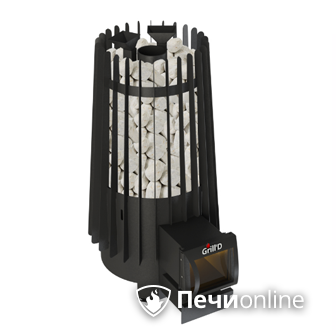 Дровяная банная печь GrillD Cometa Vega 180 long black в Алматы